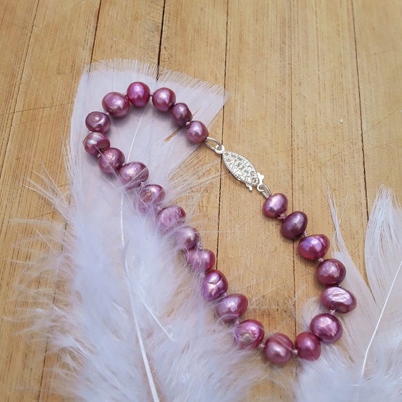 New Handknotted freshwater pearl bracelets - Picture 6 of 7